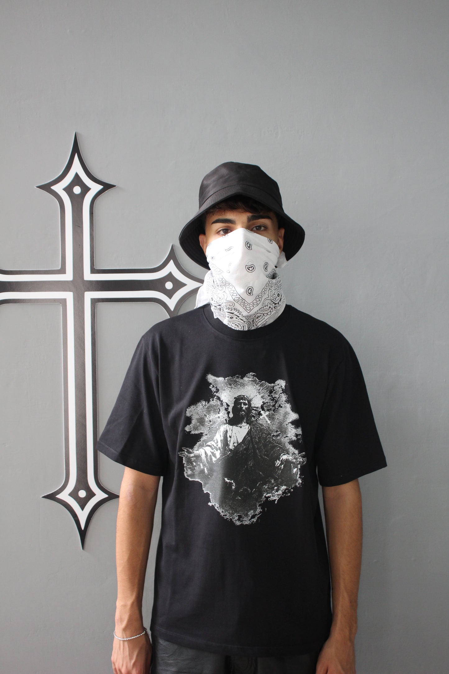 JESUS MERCY - BLACK TEE