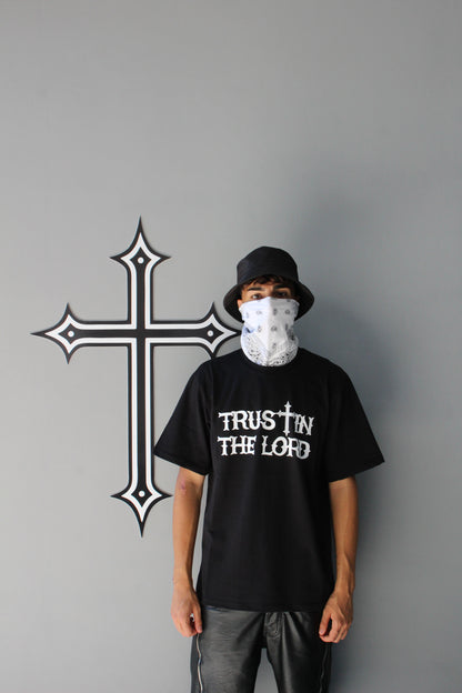 TRUST IN THE LORD - BLACK TEE